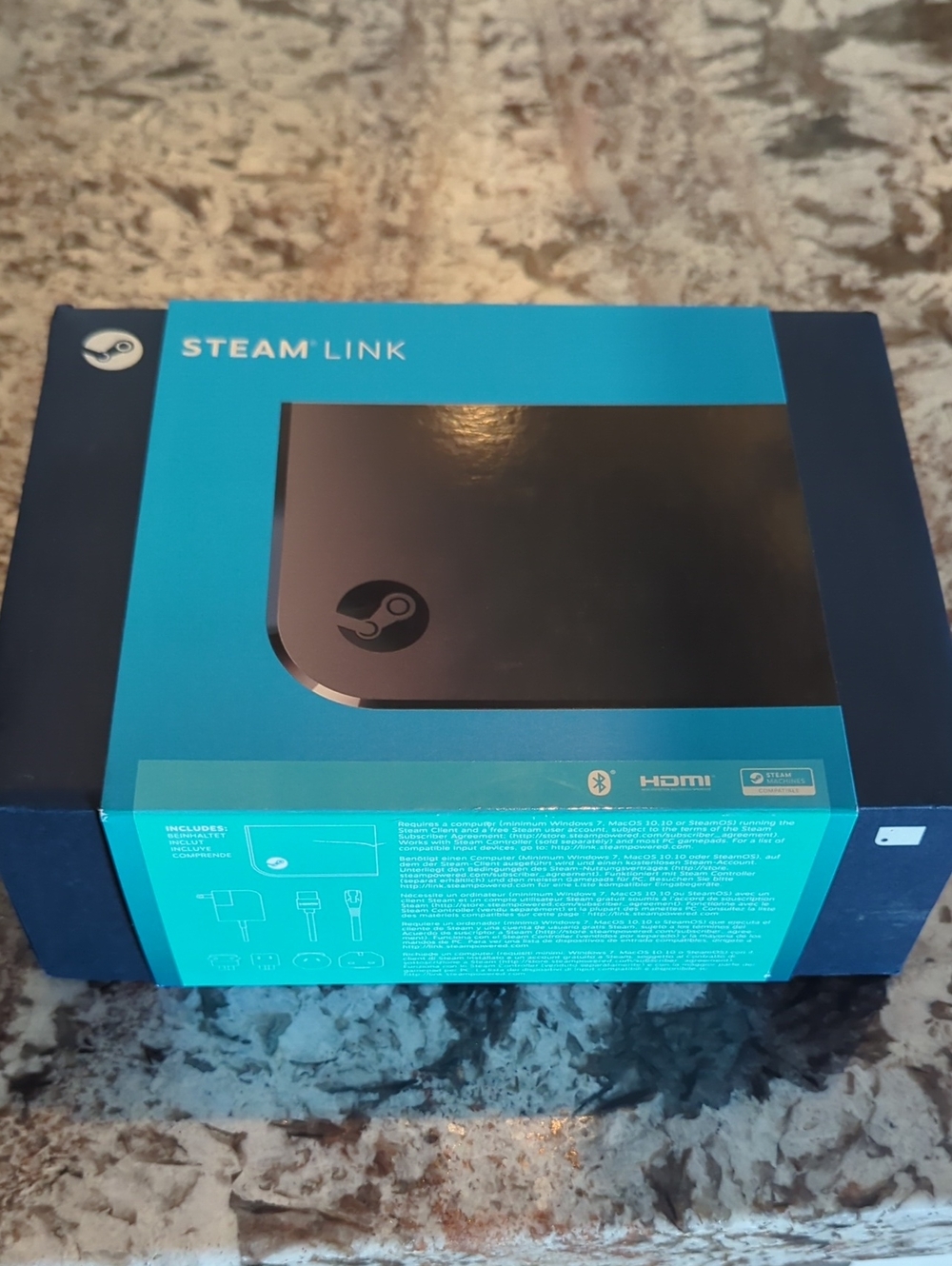 Steam Link Streaming Device New In Box – Cyan & Navy